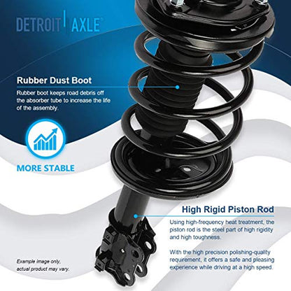 Detroit Axle - Front Struts for 2006-2010 Kia Optima 2007-2010 Magentis - size: 171135_171136/PAIR