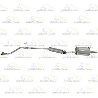 Exhaust Resonator Muffler System Kit Compatible with Acura EL 2001-2003 1.7L | Stainless Steel | Northeastern Exhaust | Includes Gaskets, Clamp, Hangers and Bolt Kit | Direct-Fit Replacement
