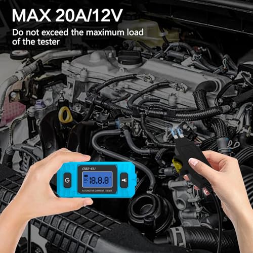 Car Circuit Tester Fuse Tester Automotive Current Tester Blade Fuse Max 48V, Circuit Measure AmpFuse Buddy, Automotive Blade Checker Fuses Box Current Test - color: B1