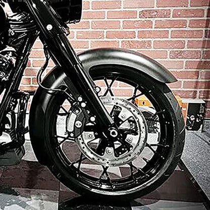 23 inch Front Fender Mudguards For 120 / R23 Tire Bagger Touring - size: For 23 inch 120 / R23 Wheel, style: Matte Black