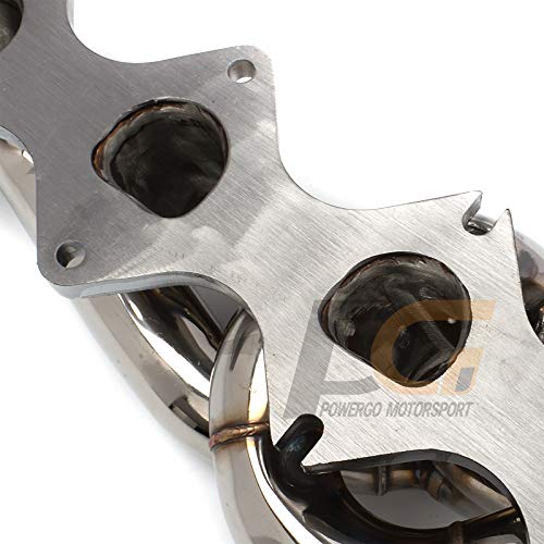 Exhaust Headers 1-5/8 in. Stainless Steel Polished Finish for 2004-2010 F-150 F150 XL XLT FX4 Lariat Pickup Truck 5.4L V8