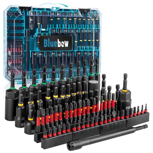 80PCS Magnetic Impac Nut Driver Set, Metric & SAE Socket Set, Storage Box - size: 80-Piece