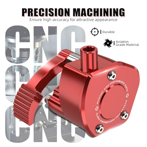 NICECNC Gas Lever Control Kit Throttle Assembly, Red - color: red