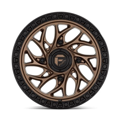 Fuel UTV D777 15X10 4X137 BRZ BLK-RING 00MM - D7771500A655