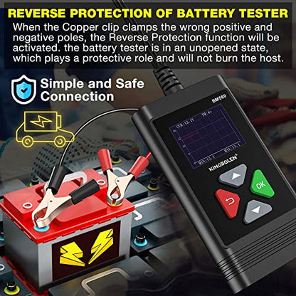 KINGBOLEN BM560 6V/12V Car Battery Tester 100-2000CCA