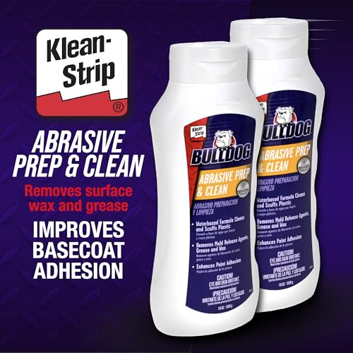 Klean-Strip Bulldog Abrasive Prep & Clean, Advanced Emulsion Degreaser Paste, Enhances Paint Adhesion, 16oz