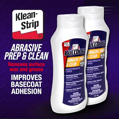 Klean-Strip Bulldog Abrasive Prep & Clean, Advanced Emulsion Degreaser Paste, Enhances Paint Adhesion, 16oz