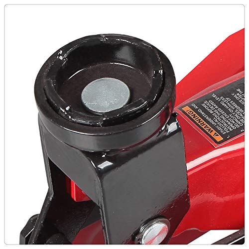 BIG RED T82012 Torin Hydraulic Trolley Service/Floor Jack with Blow Mold Carrying Storage Case, 2 Ton (4,000 lb) Capacity, Red - size: 2 ton with case