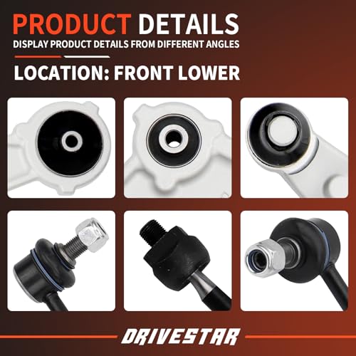 Front End Kit Control Arm Ball Joint way bar, 8PCS - size: CAK1372