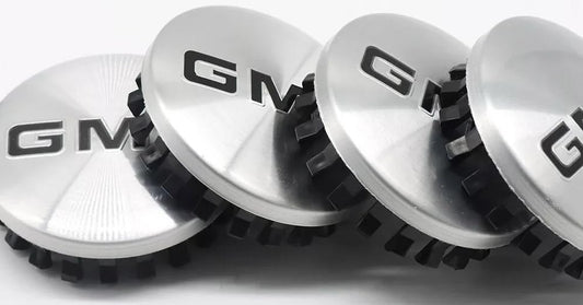 4X Brushed Wheel Hub Cap Center Cap 22837060,84388431, 84388430 for Canyon, Sierra 1500, Yukon 2018+ Set