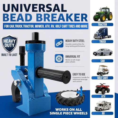 Pneumatic Tire Bead Breaker, 5-Inch Stroke, for 10-42 Inch Tires - color: Pneumatic Bead Breaker