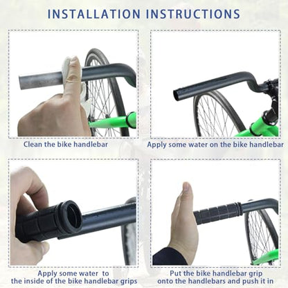 Bike Handlebar Grips with Tassel for Girls Boys and Kids - color: Sky Blue & Streamers