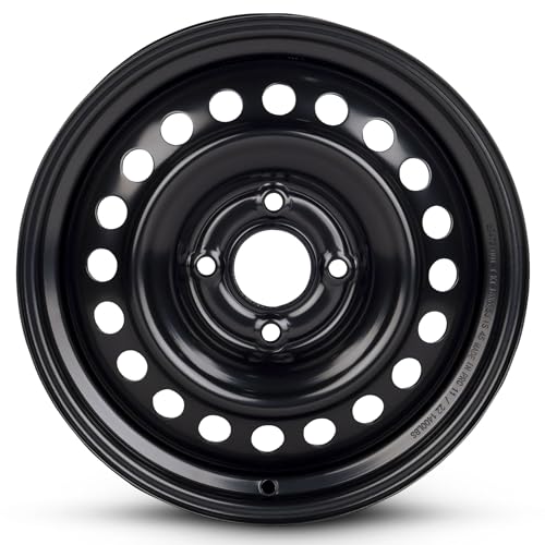 For 2007-2012 Nissan Sentra 16 Inch Painted Black Rim - OE Direct Replacement - Road Ready Car Wheel - size: Fits: 2007-2012 Nissan Sentra - 16x6.5