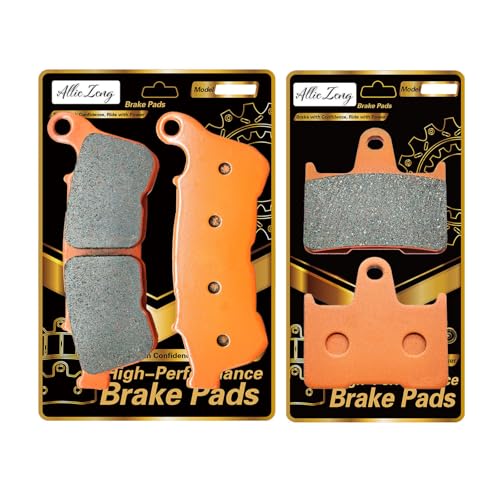 High-Performance Motorcycle Brake Pads - Carbon Fiber, Low Noise, Compatible with Harley iron 883 XL883 L Superlow XL 1200 X Forty Eight 2014-2021 xl 883 harley sportster FA640F FA254R