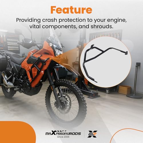 maXpeedingrods Crash Bars Engine Guards for Kawasaki KLR650 Gen 3 2022-2026