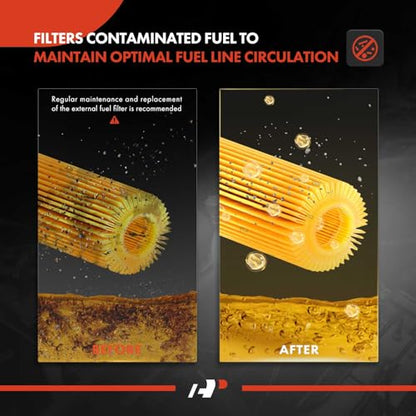 A-Premium Fuel Filter Compatible with Ford & Mercury & Mazda