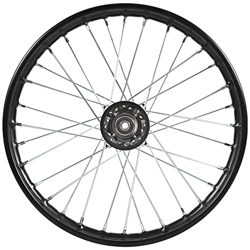 Trkimal Front Wheel Rim Hub for Motocross Off Road Dirt Pit Bike (70/100-17 (12mm inner Bearing)) - size: 70/100-17 (12mm Bearing)