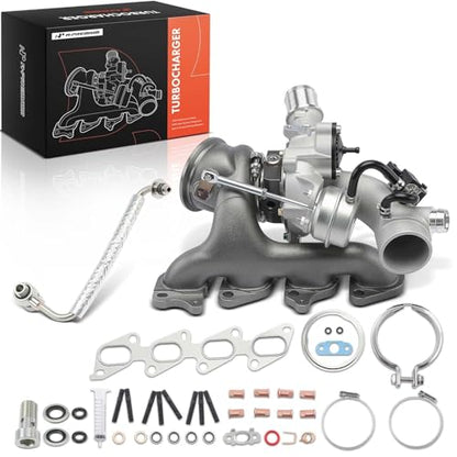 A-Premium Turbocharger with Installation Kits & Turbo Oil Feed Line