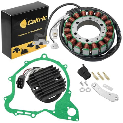 Caltric Stator and Regulator Rectifier with Gasket Compatible With Yamaha V Star 650 Xvs650 Classic 2004-2010