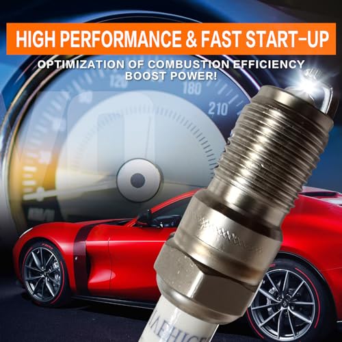 V7443 Laser Iridium Spark Plugs - Automotive Replacement Spark Plugs,OE Replace SP432,8 Pack