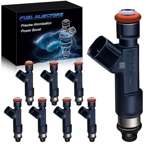 Upgraded Fuel Injectors Fits For:-Ford F150 2011-2014 F250 Super Duty 2011-2015 F350 Super Duty 2011-2015 6.2L V8, OE Replacement# FJ1166 AL3E-F7A AL3Z9F593B F87Z9F593FA (set of 8) - size: FJ1166(8)