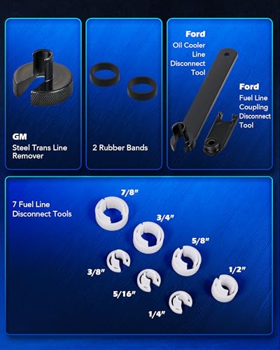 OMT 25pc Master Quick Disconnect Tool Set For AC And Transmission Systems - color: Blue