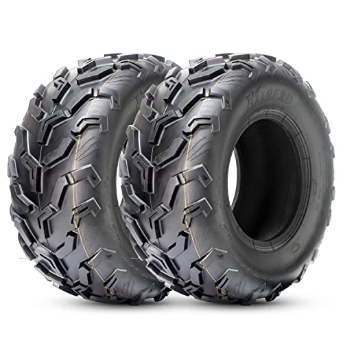 HALBERD 25x10-12 ATV/UTV Tires, 6PR New Tread, Pack of 2 - size: 25x10-12