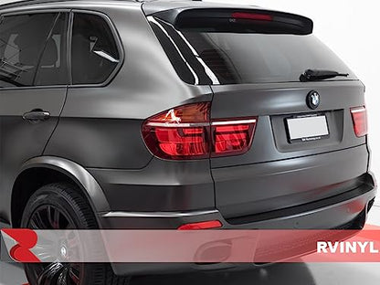 RVINYL Avery Dennison SW900 871-O Supreme Vinyl Vehicle Wrapping Film, Car Wrap Sheet Roll in Satin Dark Basalt, 24in x 60in with Application Card - color: Satin Dark Basalt, size: 2ft x 5ft