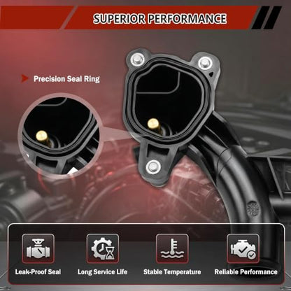25193922 Engine Coolant Thermostat Housing For Chevy Cruze, Sonic, Trax - size: 902-846