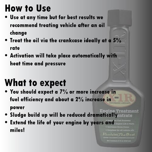 X-1R Engine Treatment Concentrate – 8 (oz)