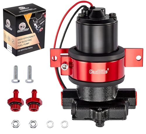 CarBole 110 GPH Electric Performance Fuel Pump DC 12V with Mounting Bracket