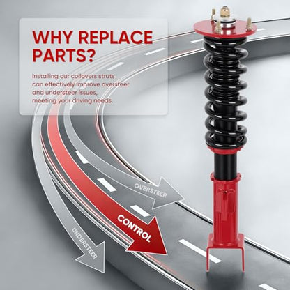 Coilovers Suspension Kit Fit for Subaru for Impreza 2002-07
