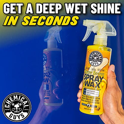 Chemical Guys, Blazin' Banana Carnauba Spray Wax, High Gloss Shine, 32 oz - size: 32 Fl Oz (Pack of 1)