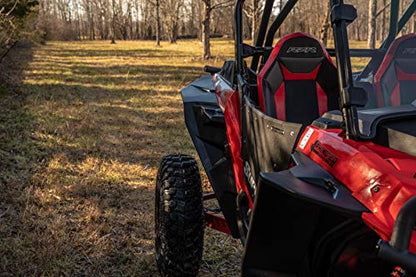 SuperATV Fender Flares Mud Guards for 2014-2023 Polaris RZR XP 1000 / XP 4 1000 | Extreme Durability | Additional 8.5” of Protection | Front Only - size: Front Only