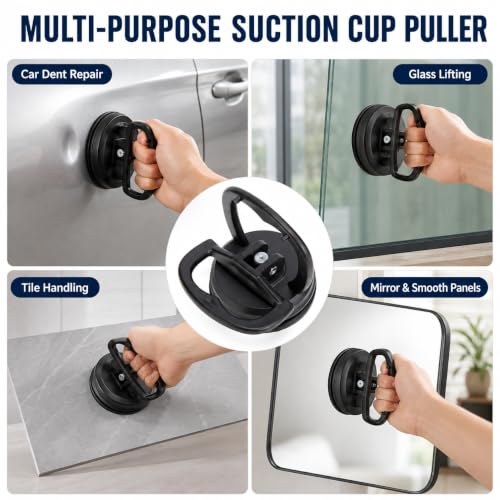 3Pcs Car Dent Repair Puller,practial Tools of dent Remove,Strong Suction Cup dent Puller,dent Suction to Solve,Pull Panel Ding Remover Sucker Suction Cup Tool,dent Puller kit.