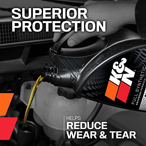 K&N Motor Oil: 5W-30 Synthetic Engine Oil: Premium Protection, High Mileage, 5 Quarts - style: 5 Quart