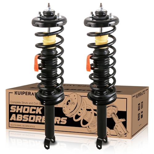 KUIPERAUTO Rear Complete Struts shocks Assembly w/Coil Spring 172563 Compatible for 2008-2012 Honda Accord Shock Absorbers Replacement 2PCS - size: 2X Rear, style: 2008-2012