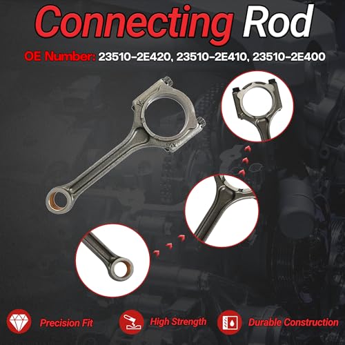 G4NC 2.0 Crankshaft with Connecting Rods & Piston Set 2012-2019 - color: QD-Cra-G4NC-001