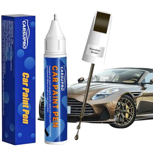 Bronze Touch Up Paint for Cars,Car Paint Touch Up Pen for Deep Scratches,Car Scratch Repair Pen Auto Scratch Remover for Easy to Use and Fix(Reindeer Brown) - color: Reindeer Brown, style: Brown series