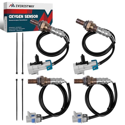 213-4229 213-3866 234-4256 Oxygen Sensors Downstream/Upstream Compatible for 2008-2013 Cadillac Escalade Chevrolet Avalanche Silverado Suburban GMC Sierra Yukon 4PCS