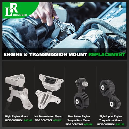 Engine Motor and Transmission Mount Kit Compatible with 2018-2022 Accord - size: 2018-2022 Accord 1.5L