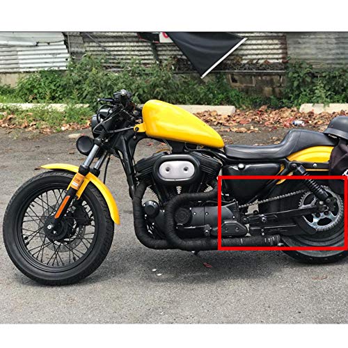 DaSen Chain Drive Transmission Sprocket Conversion Kit Belt to Chain Compatible with Harley Sportster 72 48 Iron Roadster 883 1200 XL 2004-2023