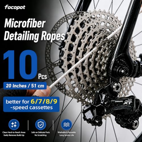 Bike Chain Cleaning Kit with Bicycle Chain Degreaser,Wet Lube,Chain Brush