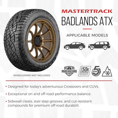 Set of 2 (TWO) Mastertrack BADLANDS ATX 235/65R17 108H XL Tires - size: 235/65R17