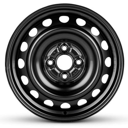 For 2012-2019 Toyota Prius C 15 Inch Painted Black Rim - OE Direct Replacement - Road Ready Car Wheel - size: Fits: 2012-2019 Toyota Prius C - 15x5