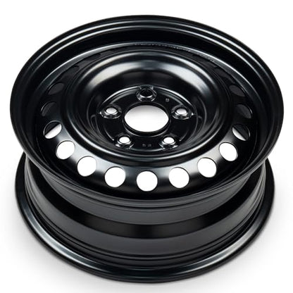 For 2017-2020 Hyundai Elantra 15 Inch Black Painted Steel Rim - OE Direct Replacement - Road Ready Car Wheel - size: Fits: 2017-2018 Hyundai Elantra - 15" x 6"
