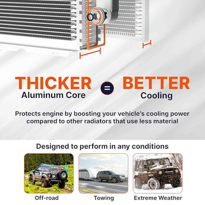 Radiator Compatible with Nissan Frontier 2009-2012, Suzuki Equator