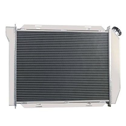 ALLOYWORKS 4 Row All Aluminum Radiator + Shroud Fan + Relay For 1967 1968 1969 Ford Thunderbird LTD Galaxie V8 GAS Engines AT MT