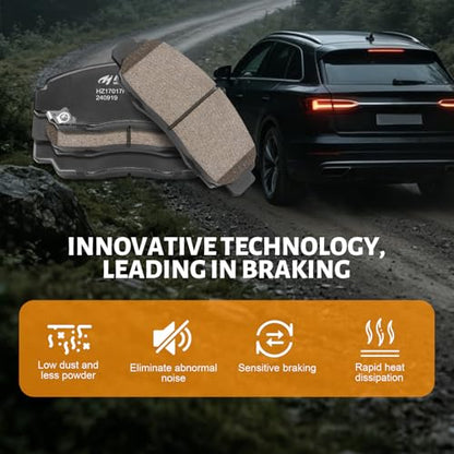 Ceramic Front Brake Pad Set Compatibe with Select Acura:2001-2003 CL;1999-2004 RL;1999-2008 TL;2004-2010 TSX,Compatibe with Select 2003-2009 Acura Accord(D787) - style: HZ787