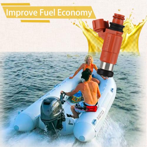 Compatible with/Yamaha 2000-2010 F115 115HP Outboard Fuel Injectors